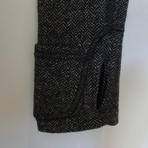 NWT LULULEMON HHBB/BLK Herringbone Black Ultra Soft Think Fast Pullover LS Top 4 - Picture 4 of 7